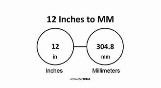 Image result for 12-Inch to mm