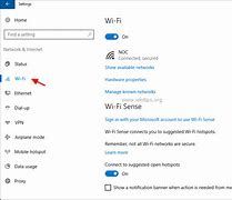 Image result for WiFi Advanced Settings
