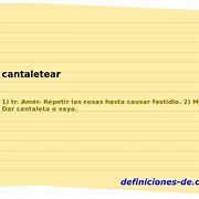 Image result for cantaletear