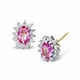Image result for Pink Sapphire Earrings