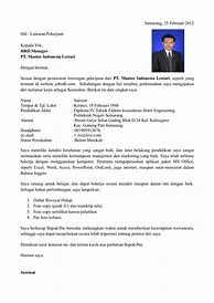 Image result for Susunan Surat CV