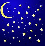 Image result for Cartoon Night Sky with Stars