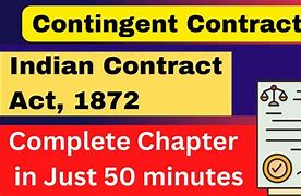 Image result for Contingent Contract
