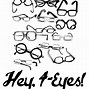 Image result for Small Glasses Cartoon