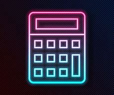 Image result for Calculator Neon Icon