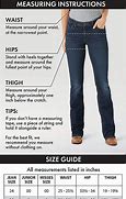 Image result for Wrangler Men's Jeans Sizes