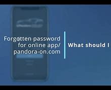 Image result for Pandora Login Forgot Password