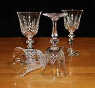 Image result for Vintage Cut Crystal Wine Glasses