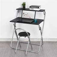 Image result for Folding Computer Table and Chair