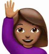 Image result for Woman Raising Hand Emoji