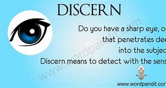 Image result for Define Discern