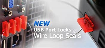 Image result for Single-Use USB Port Lock