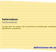 Image result for heterodoxo