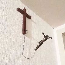 Image result for Cross Jesus Bungee-Jumping Meme