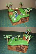 Image result for Green Hill Zone Papercraft