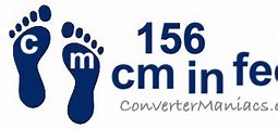 Image result for 156 Cm to Feet