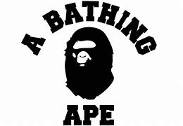 Image result for Bape Logo Black Background