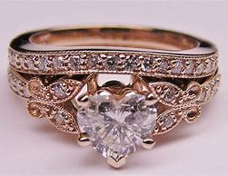 Image result for Rose Gold Diamond Ring Settings