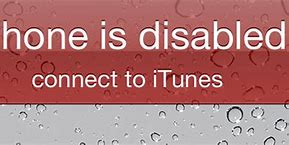 Image result for iPhone 7 Disabled Connect to iTunes