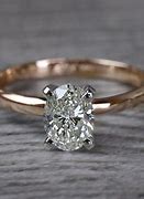 Image result for Rose Gold Oval Diamond Engagement Rings