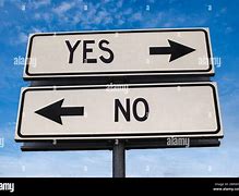 Image result for Yes vs No Signs