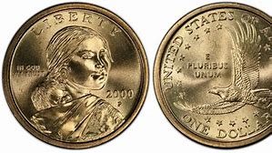 Image result for 2000 Sacagawea Dollar Arrows