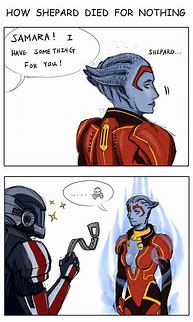Image result for Mass Effect Funny Fan Art
