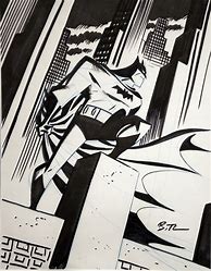 Image result for Batman Drawing Bruce Timm
