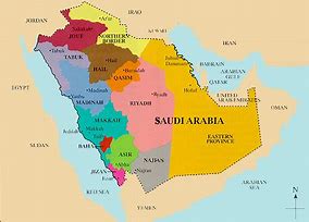 Image result for Capital of Saudi Arabia Map