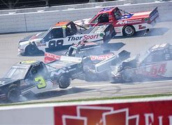 Image result for NASCAR Truck Wreck