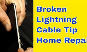 Image result for Broken Lightning Cable