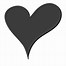 Image result for Simple Black Heart