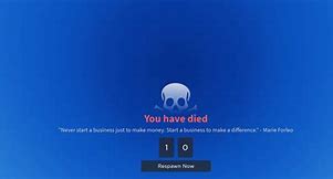 Image result for Death Screen UI