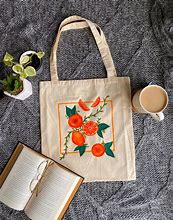 Image result for Orange Cotton Bags