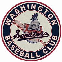 Image result for Washington Senators Baseball Team
