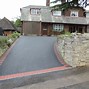 Image result for Images of Black Tarmac and Red Chippings