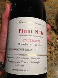 d'Autrefois Pinot Noir 的图像结果