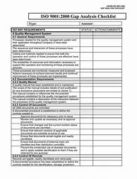 Image result for ISO 9001 Requirements Checklist