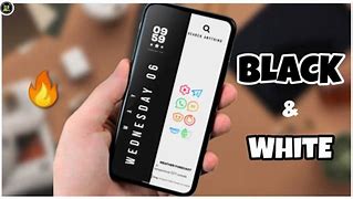 Image result for Balck and White Android Setup