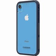 Image result for iPhone XR Blue with Clear Case