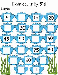 Image result for Counting in 5S Activity