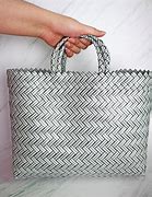 Image result for Woven Basket Plastic Bags
