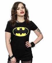 Image result for Girl in Batman T-Shirt