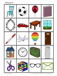 Image result for Random Objects for Visual Memory