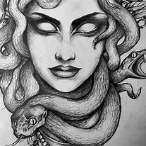 Image result for Medusa Drawing Reference