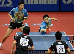 Image result for Table Tennis Doubles Clip Art