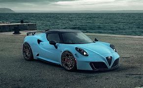 Image result for Blue Alfa 4C