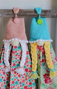 Image result for Crochet Gnome Towels