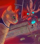 Image result for Stray Fan Art Game Cat