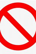 Image result for No Lettert Sign